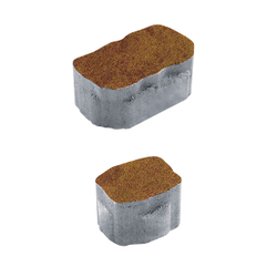 Тротуарная плитка Арена - Листопад гранит Каир, комплект из 2 видов плит