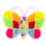 Набор для создания украшений-бусины Alingar, 145х185х20 мм, "Butterfly", 3 вида бусин, подвески, 1х1,8 м леска, пластик.пенал