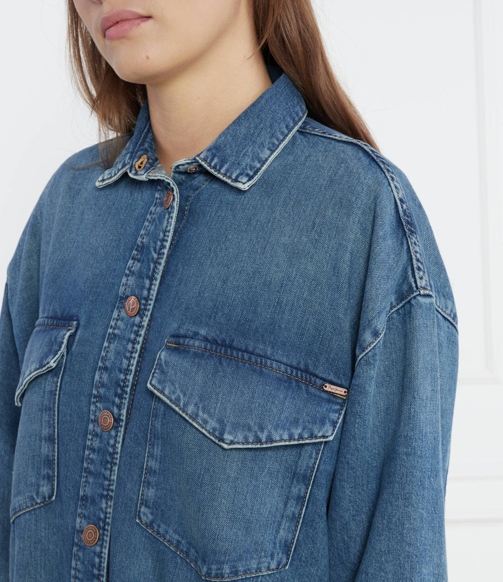 Рубашка Pepe Jeans London - голубой(PL304655)