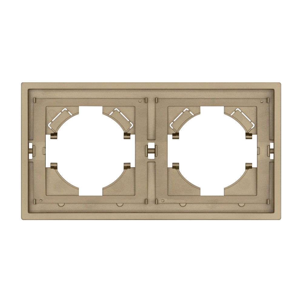 Рамка пластиковая FRM-TENDO-SFPL-2-GD (Arlight, Матовый песочный) 054647