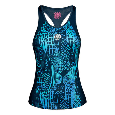 Женская теннисная майка BIDI BADU Yaka Tech Tank Top Women - Blue