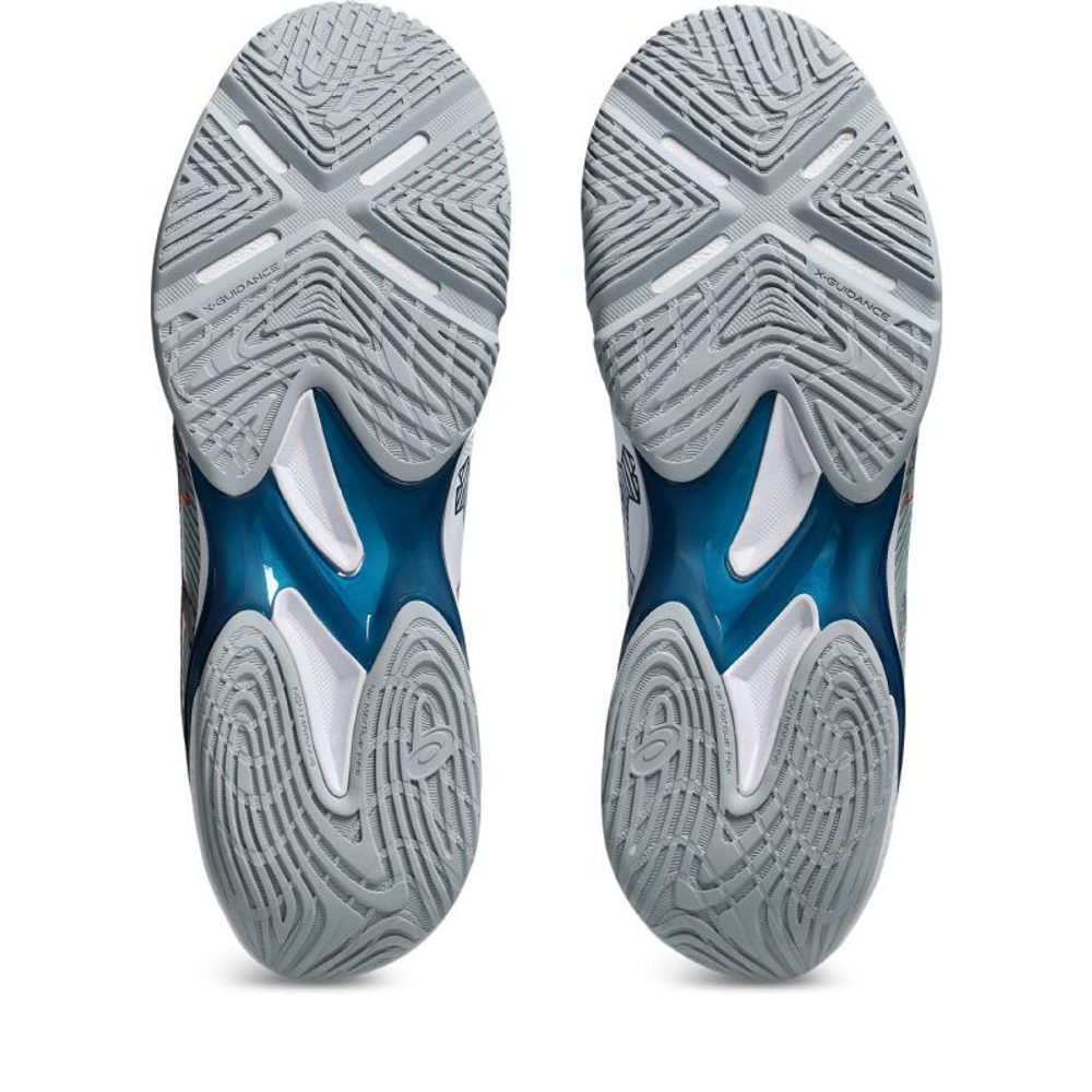 Мужские кроссовки для бадминтона/сквоша Asics Blade FF 2 - white/mako blue