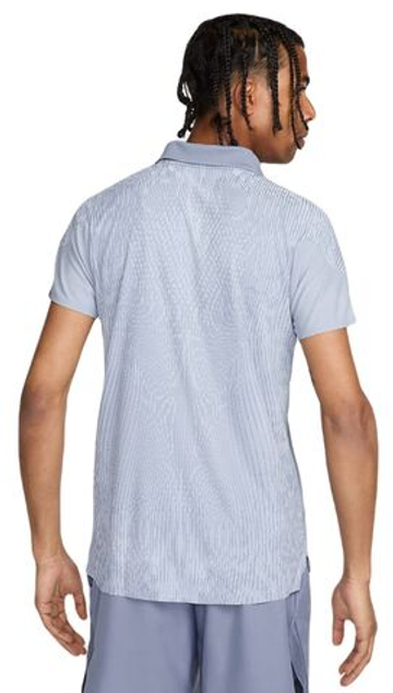 Мужское теннисное поло Nike Dri-Fit Adventage Slam RG Tennis Polo - light armory blue/ashen slate/black