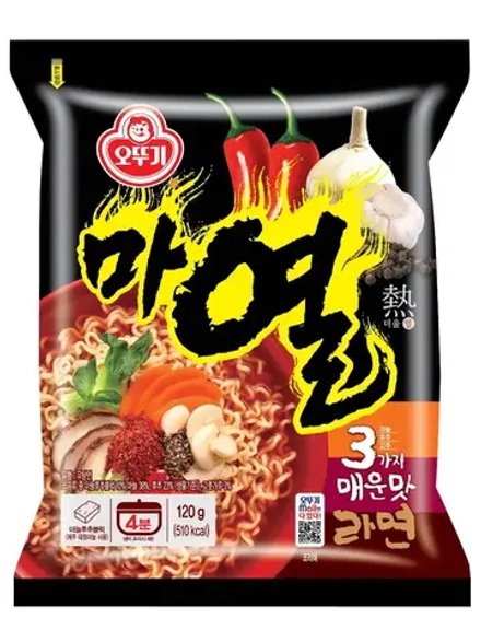 Лапша остро-жгучая Оттоги Yeul Ramen 120 г * 3 шт