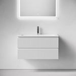 Тумба подвесная Sancos Snob R c двумя ящиками 890х445х500, Bianco, SNR90W