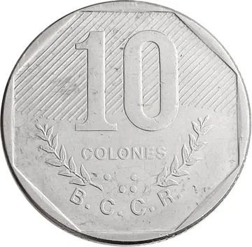 10 колонов 1985 Коста-Рика