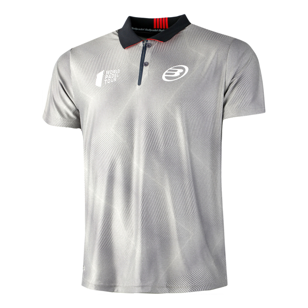 Мужское теннисное поло Bullpadel Repro Polo Men - Grey