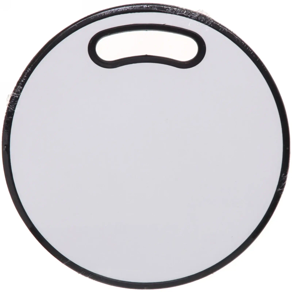 Доска разделочная пластиковая «Stone» 30*1см Крошка темная, круглая