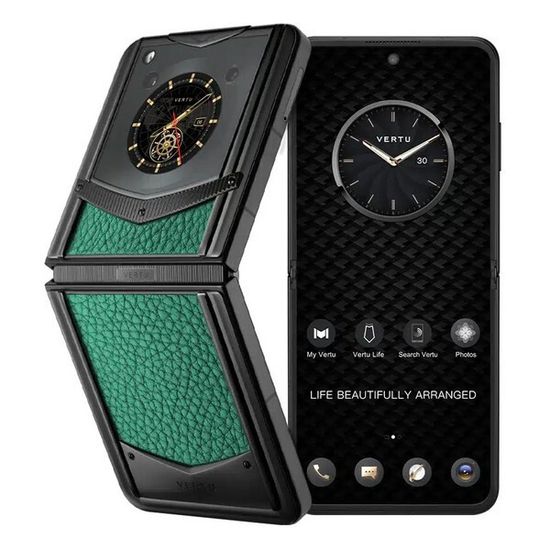 Vertu Ironflip Verona Green (кожа теленка)