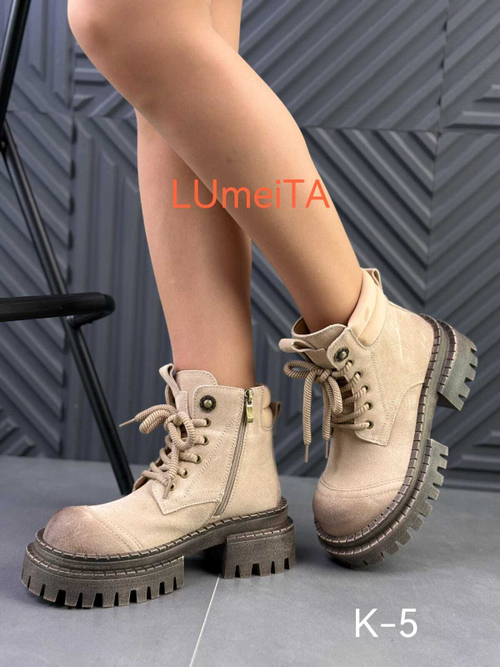 Ботинки нат. кожа по 6 пар (36-40)р./ K-5