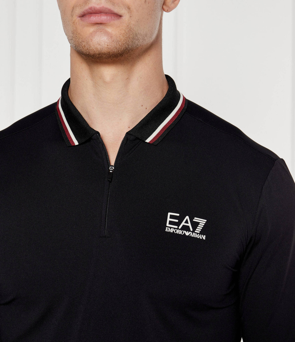 Поло EA7 - черный(6DPF18 PJ27Z)