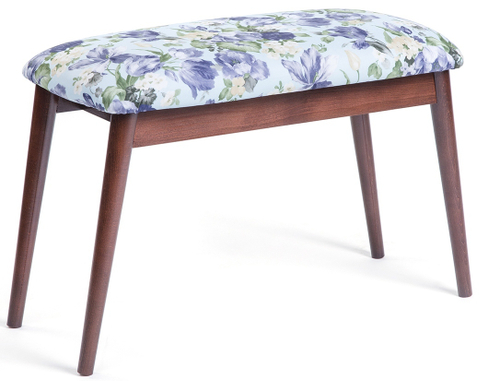 Банкетка М СТ 07 (бук/тон орех/ткань arlekino romb 02)