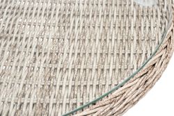 "Эспрессо-80 R" обеденная группа плетеная, цвет бежевый