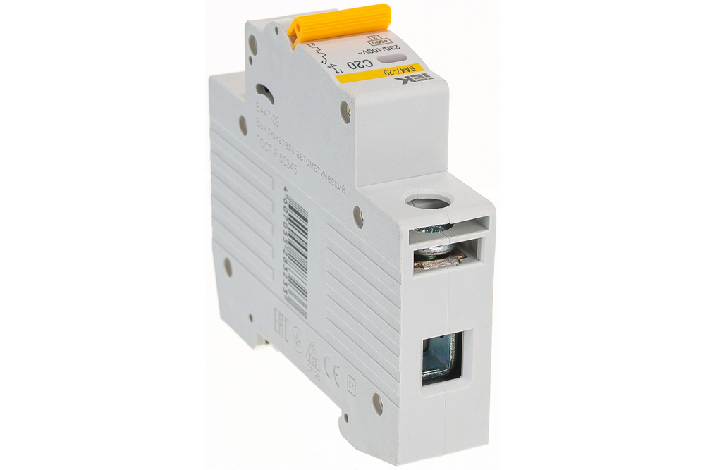 Автоматический выключатель ВА47-29 1Р 20А 4,5кА С IEK