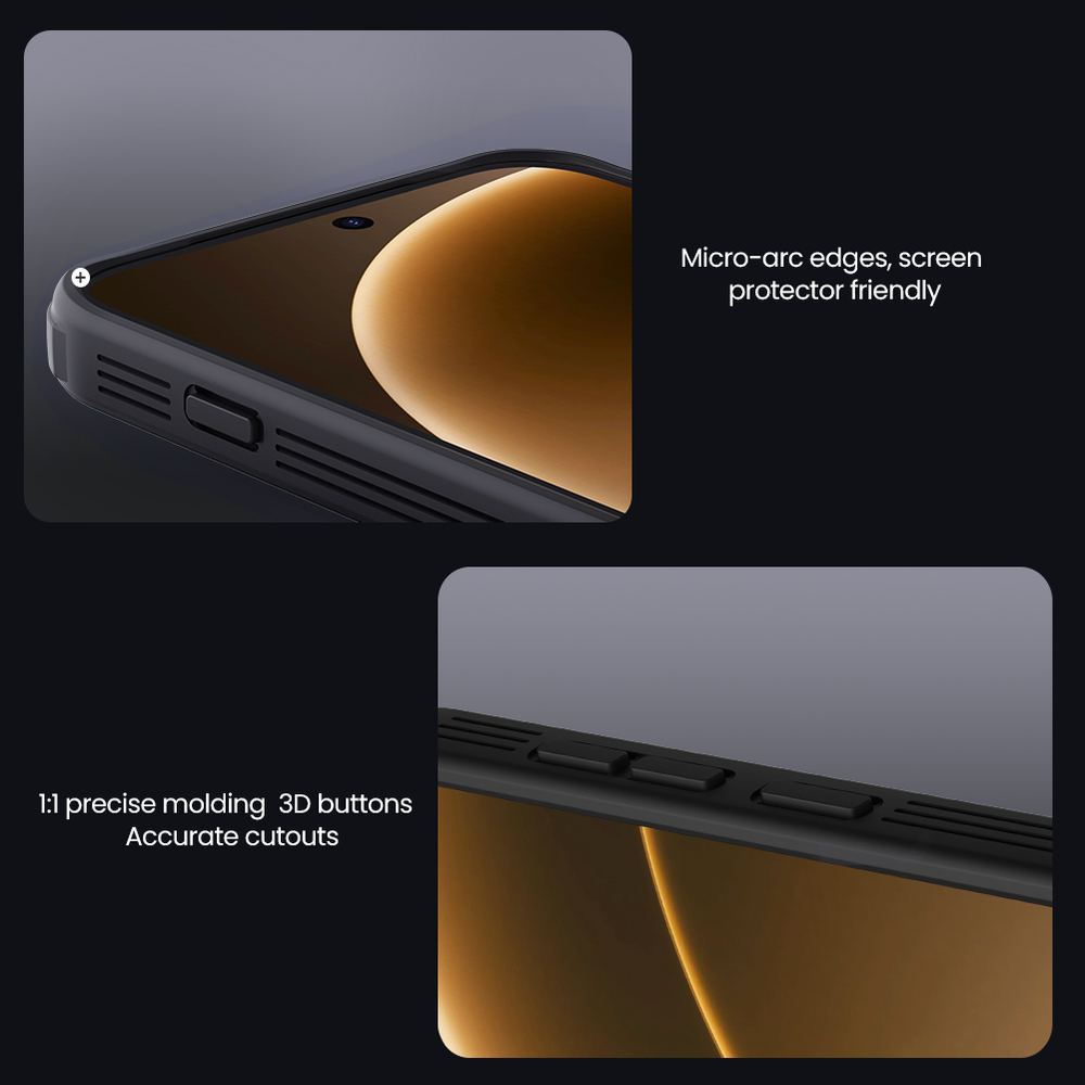 Чехол прозрачный тонированный для OnePlus 15, серия CamShield Pro Case (Transparent black) от Nillkin