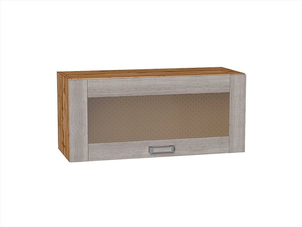 Шкаф верхний горизонтальный остекленный Лофт