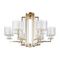 Подвесная люстра Crystal Lux Nicolas SP-PL6 Gold/White