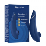 Бесконтактный клиторальный стимулятор Womanizer Premium 2 Blueberry