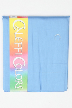 Наволочки 2шт 70x70 Caleffi Raso Tinta Unito голубые Италия