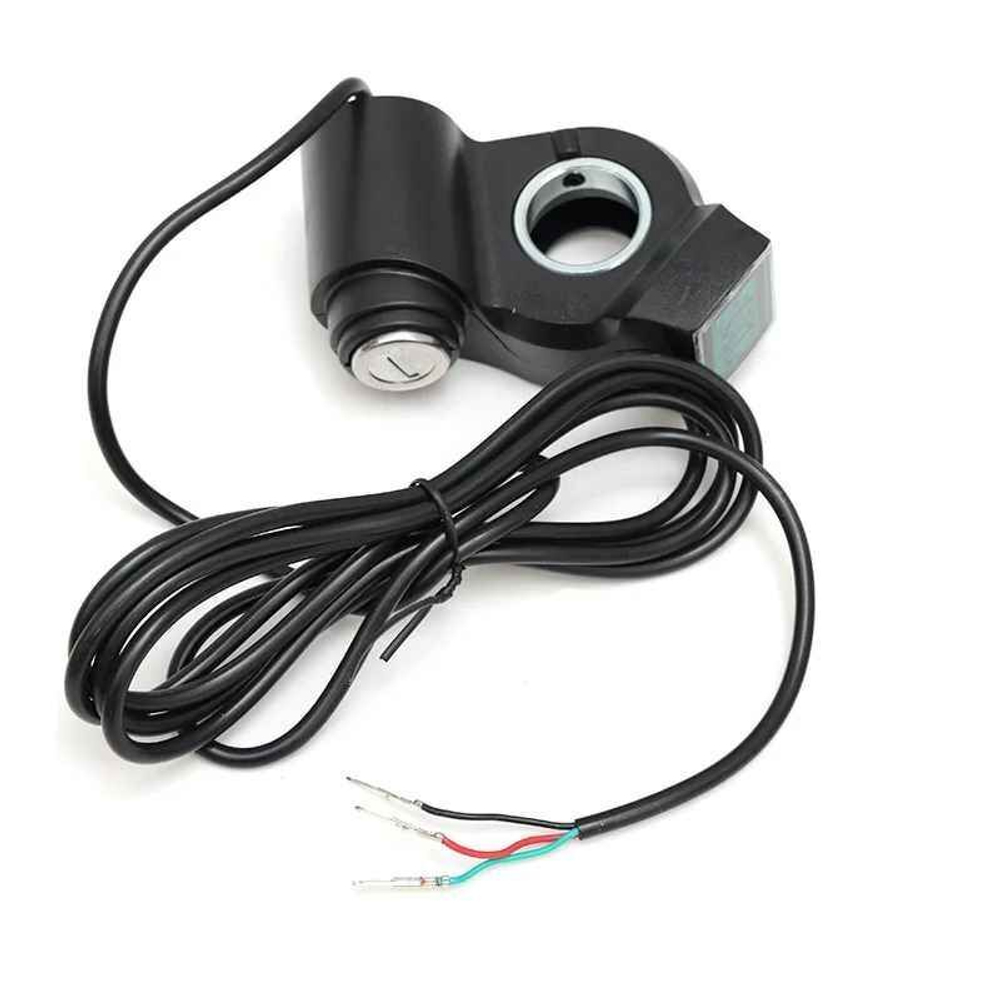 Вольтметр с замком зажигания для электросамокатов (кабель 2 метра)