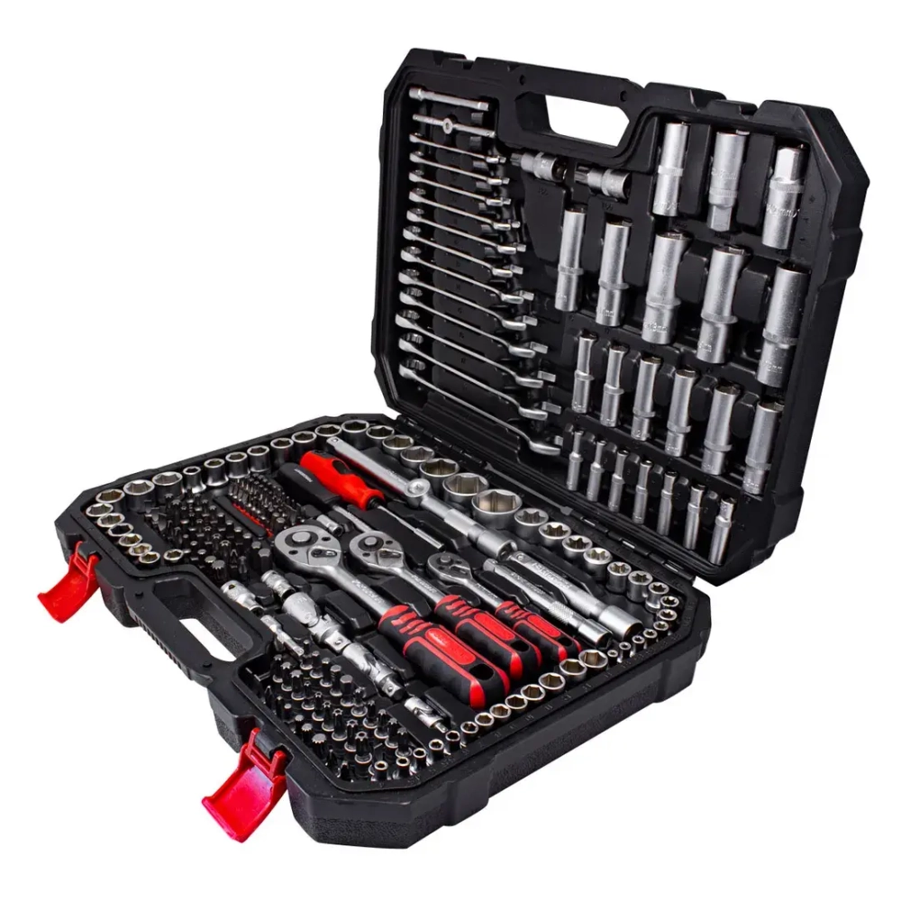 Набор инструментов 216пр. 1/4''3/8''1/2''(6гр.)(4-32мм) FORCEKRAFT FK-38841