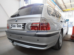 Фаркоп оцинкованный Galia B009A для BMW 3-Series E46 седан/универсал/купе 1998-2005(паспорт и сертификат в комплекте)(без электрики)