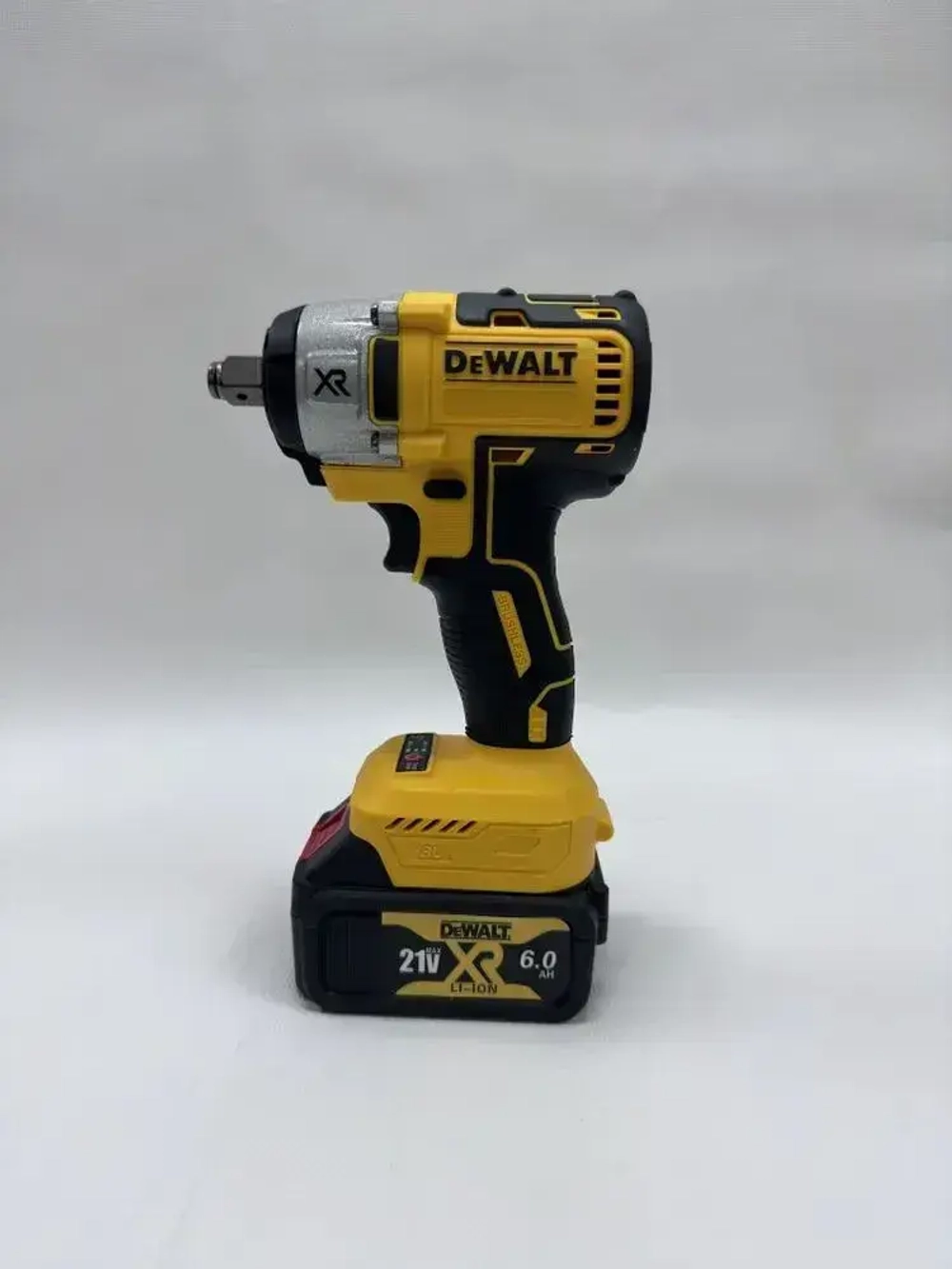 Набор Dewalt 4в1 Бесщеточный Аккумуляторный Электроинструмент, УШМ, Перфоратор, Шуруповерт, Гайковерт 21V, 6Ah