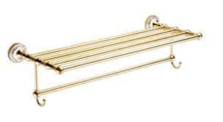 GOLD BOGEMA Полка для полотенец FX-78515G (к/к 4)