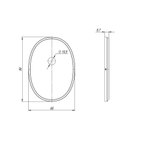 Накладка на шток цилиндра ESC.O.ECO/OV.474 (ESC 474) BL черный