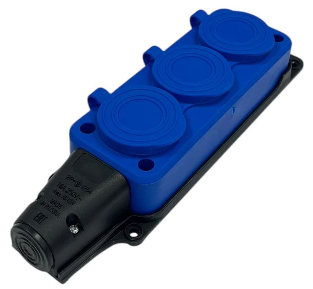 Удлинитель силовой iTOK i-CONNECT-COLOR-SUR-PVS-215-3-54-30-BLUE