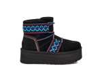 UGG Classic Mini II Braid Platform Black