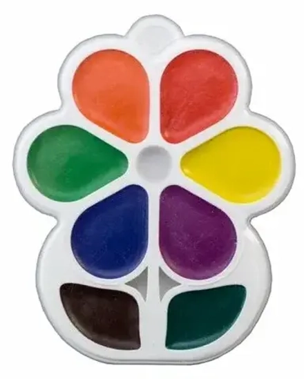 Краски акварельные медовые 8 цветов Луч Цветочек 18С-1183-08