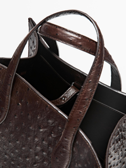 Massimo Dutti Мини-сумка MD ICON из текстурированной кожи, коричневый