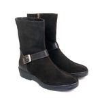 626459 полусапожки женские черные