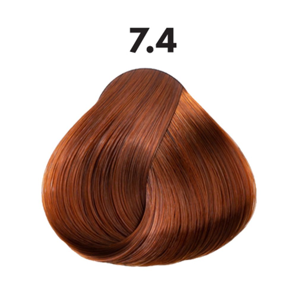 7.4 гель-краска OBRA Glow Gel Color медный средне-русый - 60 мл.