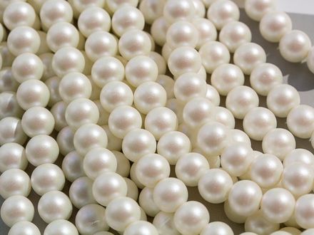 "Жемчуг круглый" 6мм, "Майорка. Имитация" (нить)