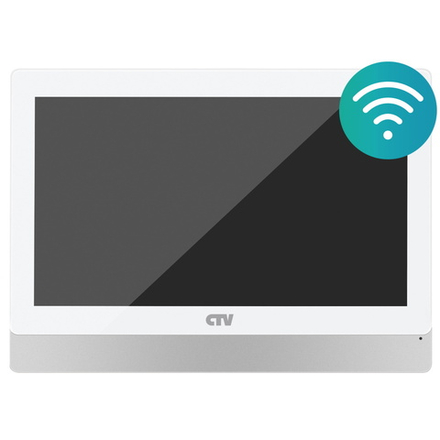 IP видеодомофон с поддержкой HD и Wi-Fi CTV-M5902 (W) (Белый)