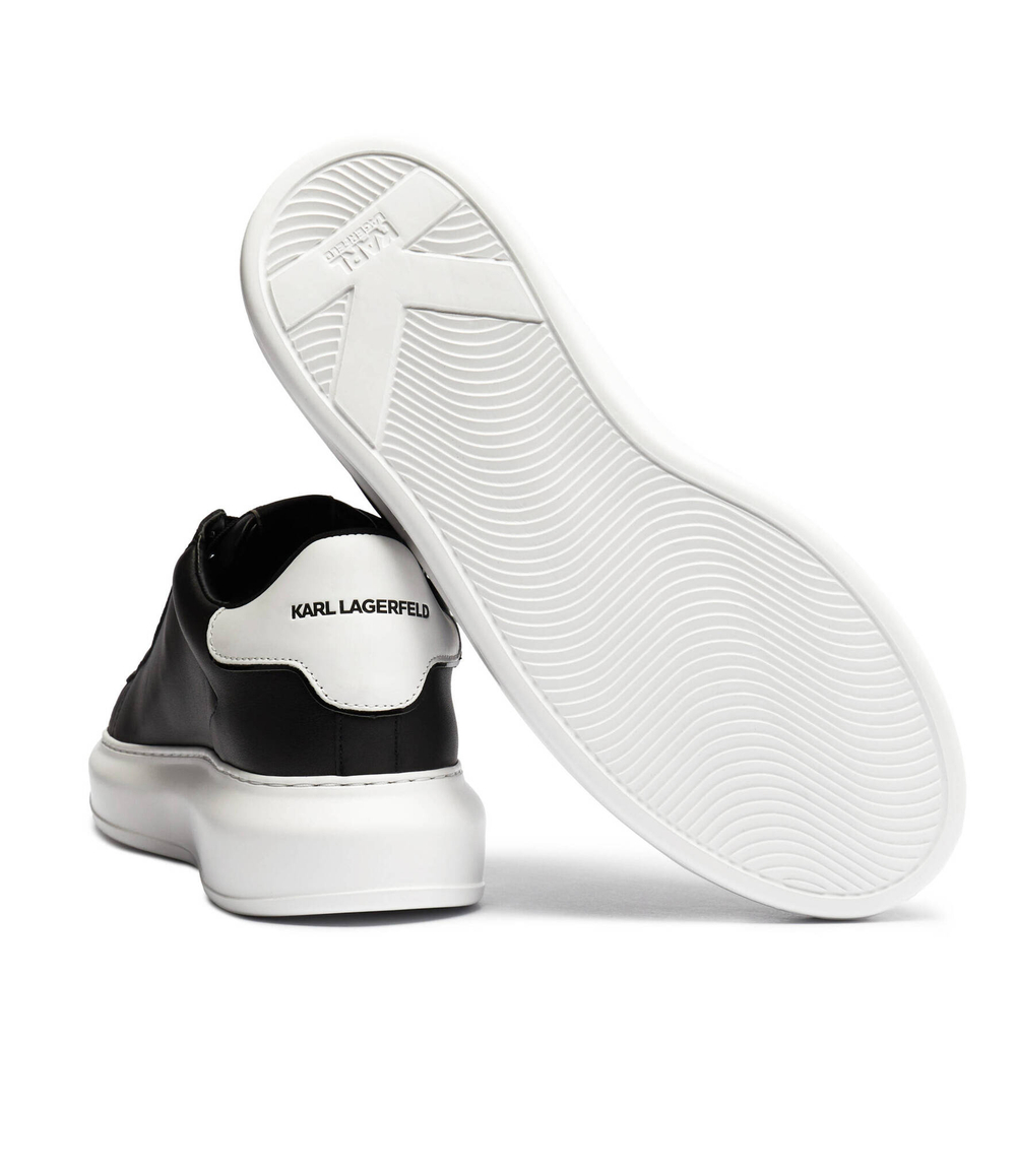 Кожаные кроссовки kapri Karl Lagerfeld - черный(KL52564)