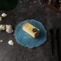 Тарелка d 21 см h2 см   матовое стекло P.L. Proff Cuisine [6]