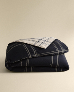 Пододеяльник Zara Home, хлопок 100%, в клетку, 9120/088