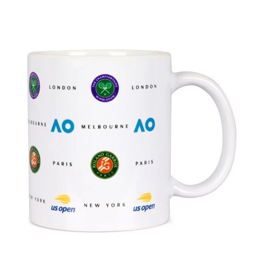 Gadżet Roland Garros Grand Slam Logos - белый