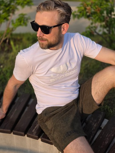 Шорты повседневные вельвет Casual LEGENDA хаки