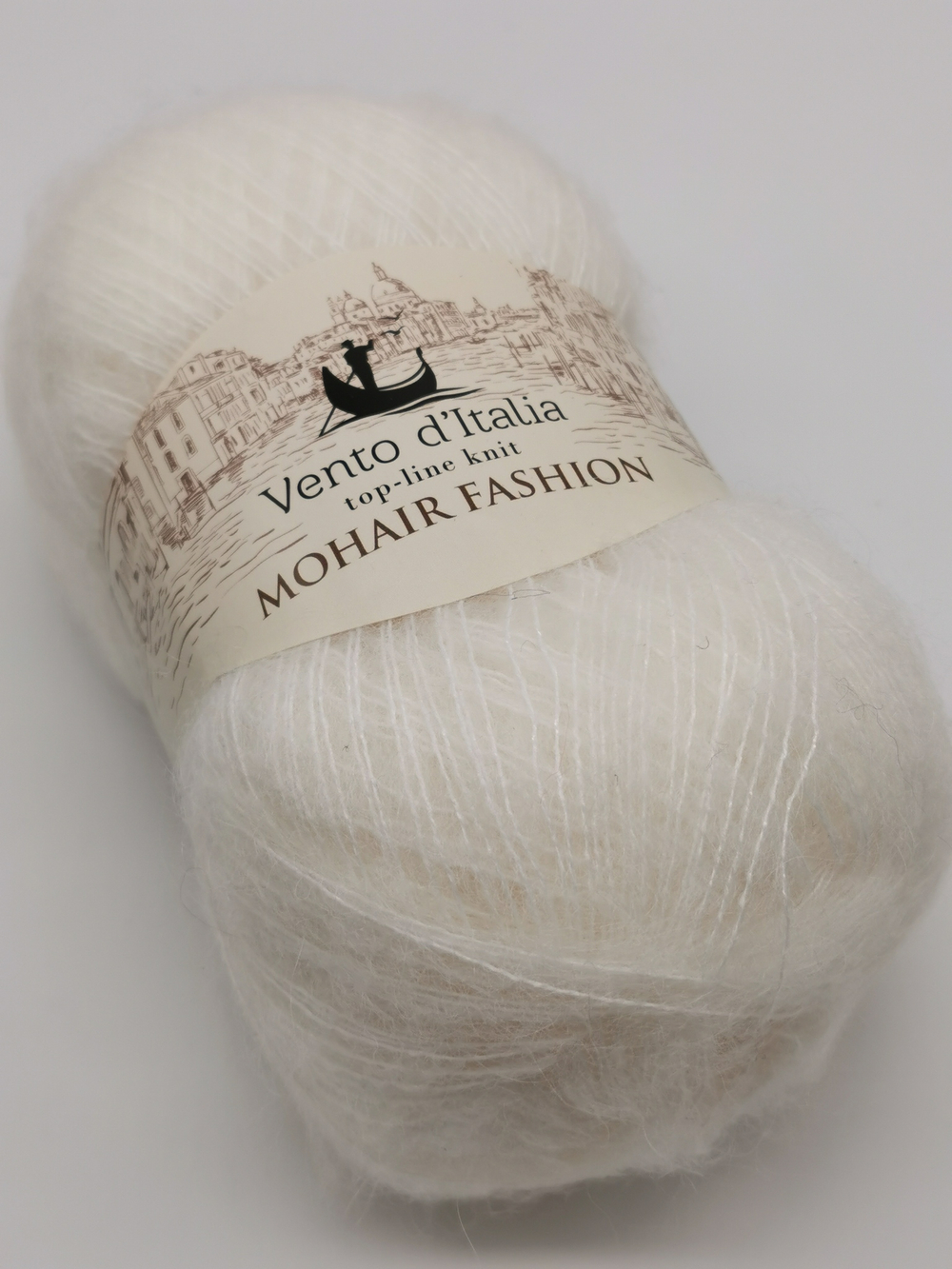 Пряжа для вязания Mohair Fashion 01 белый
