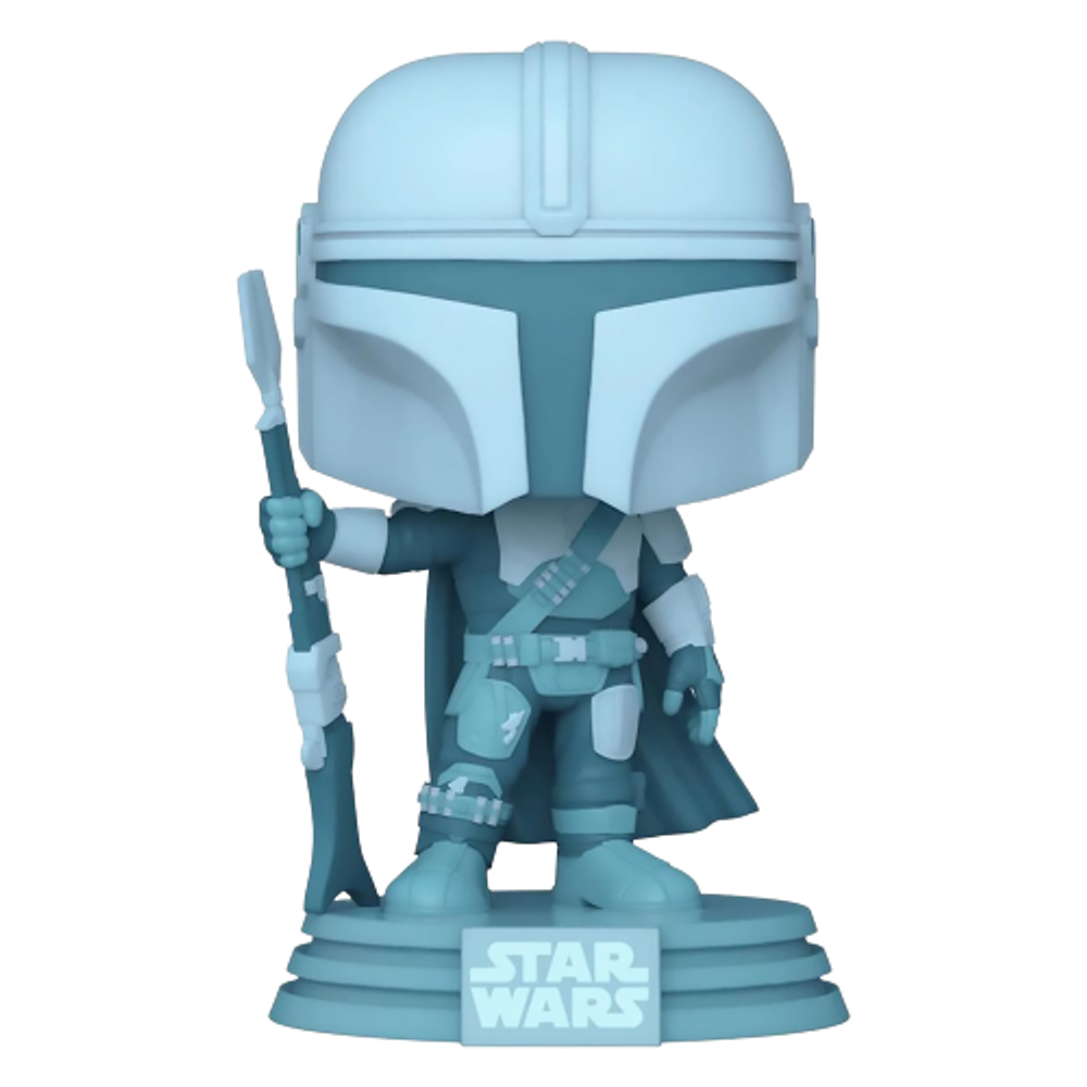 Фигурка Funko POP! Bobble Star Wars Mandalorian Mandalorian (Holo) (светится в темноте) (Exc)