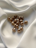 Пуговицы жемчужные11 карамель скидка