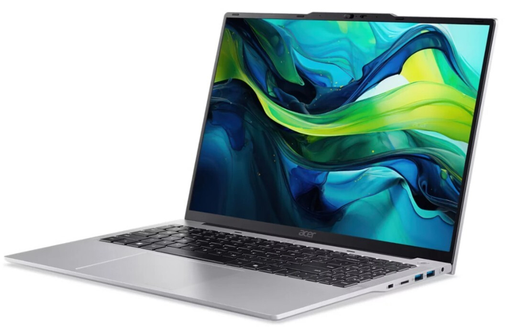 Ноутбук  Acer Aspire Lite AL16-52P-31UT 16 ", Core i3, 8 Гб RAM, 256 Гб SSD, UHD Graphics, Серебристый