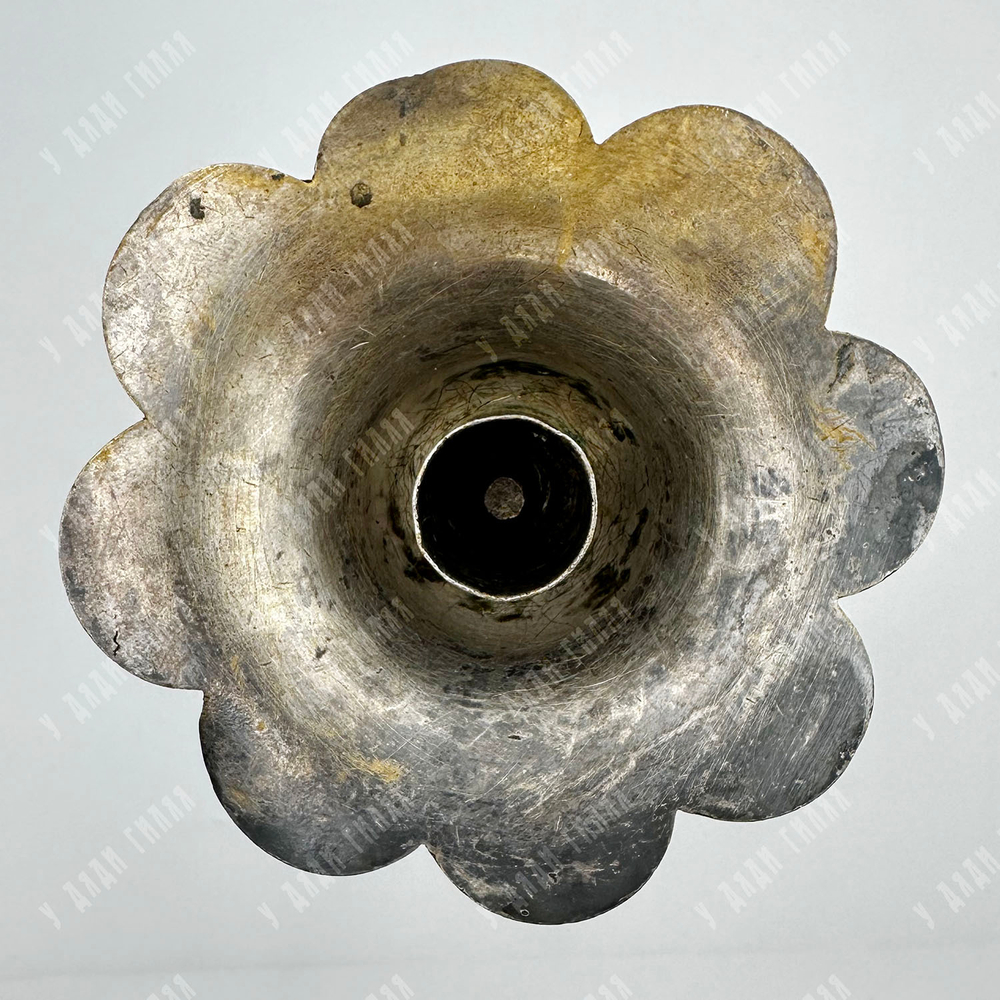 Посеребренный подсвечник в неоготическом стиле. Christofle, Франция, сер. XIX в.