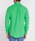 льняная рубашка POLO RALPH LAUREN - зеленый(710794141)