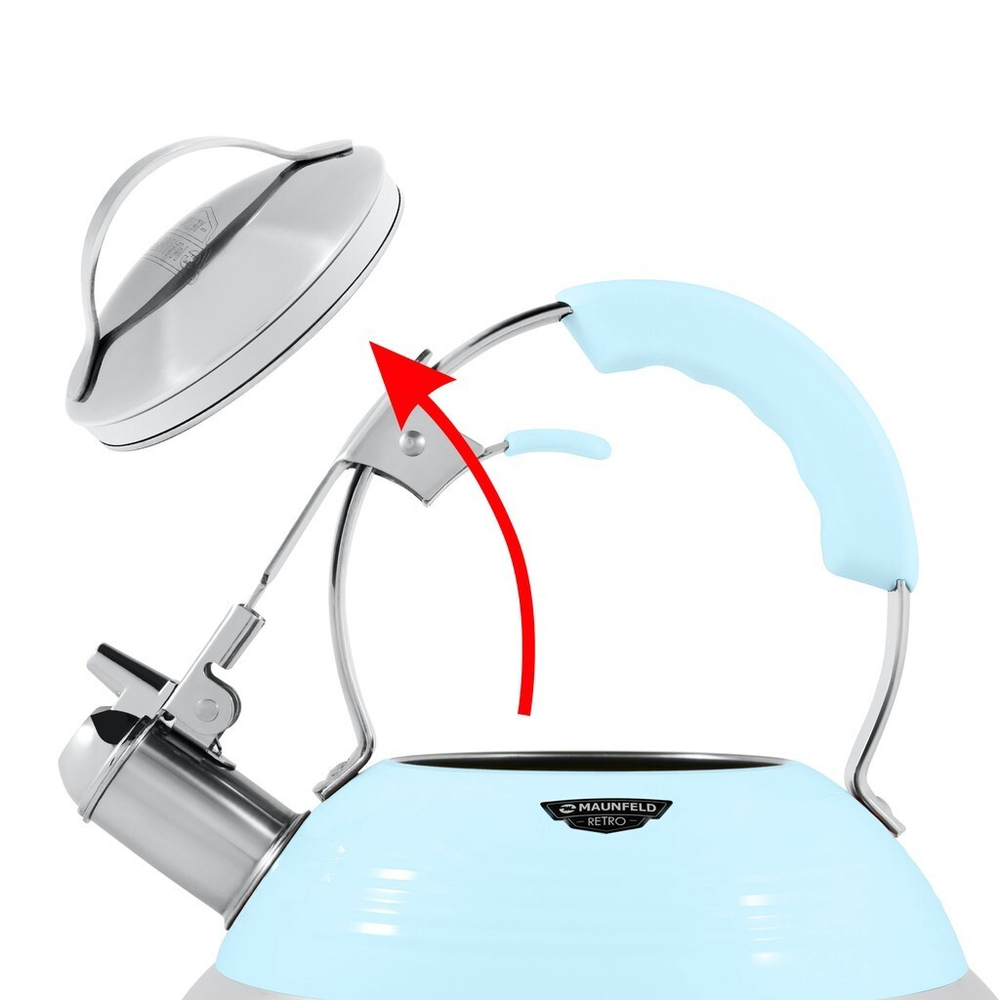 Чайник со свистком MAUNFELD MRK-119BL фото 4