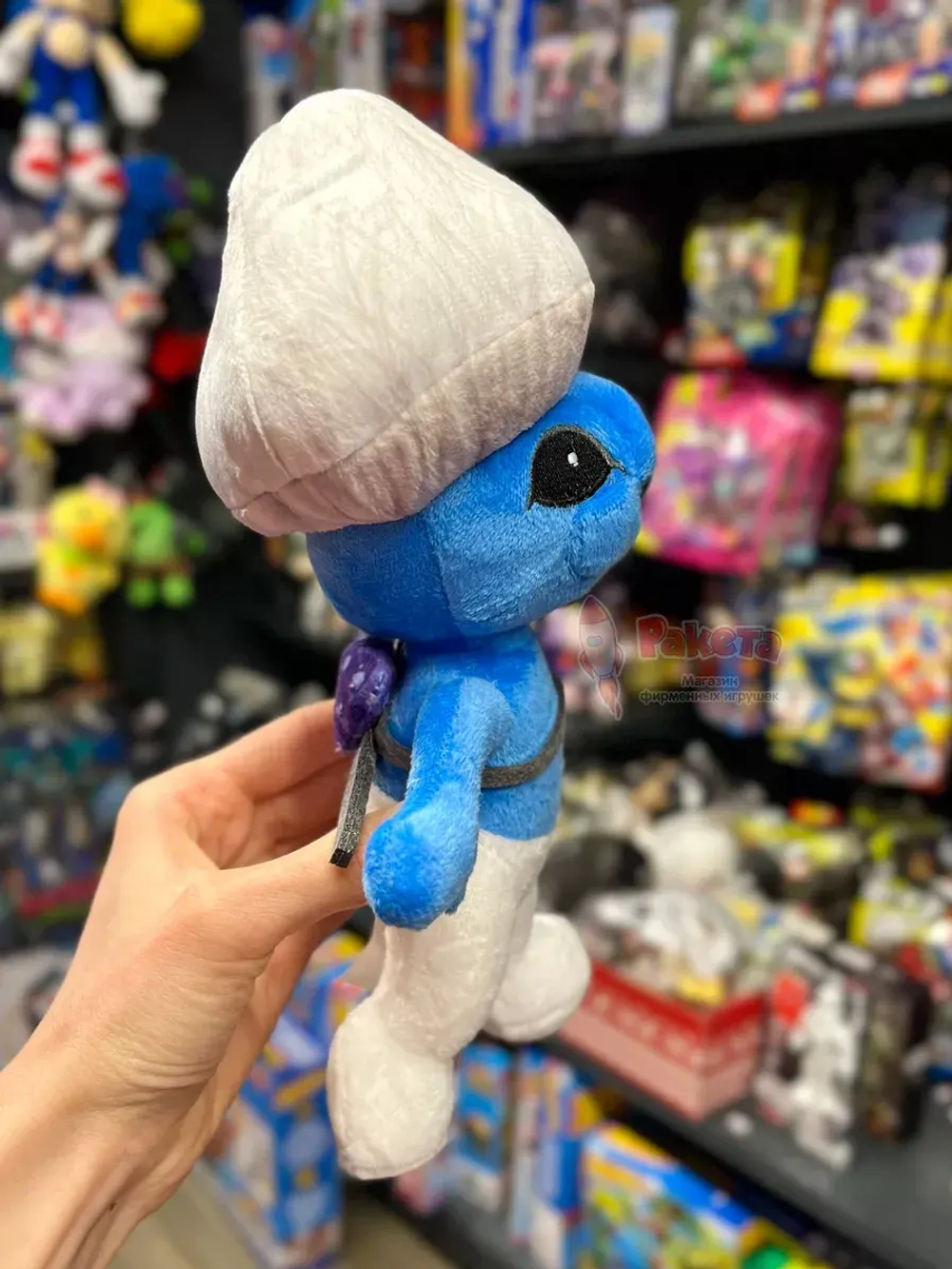 Шайлушай мягкая игрушка смурфик кот